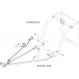 Power Attachment - Single Pointer Assembly for Husqvarna FS513/FS520/FS524 Floor Saw