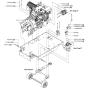 Engine Plate Assembly for Husqvarna FS6600 JD T3 Floor Saw