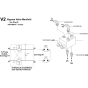 Bypass Valve Manifold Assembly for Husqvarna FS6800 YAN T3 Floor Saw