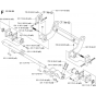 Lifting Arm Assembly for Husqvarna FS700 EX Floor Saw