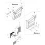 Cover-2 Assembly for Husqvarna FS7000 DL Floor Saw