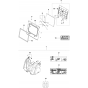 Cover Assembly for Husqvarna FS7000 DMT Floor Saw