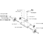 Front Axle Assembly for Husqvarna FS8400 Floor Saw