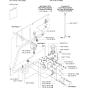 Water Pump Kit Assembly for Husqvarna FS8400 Floor Saw