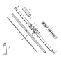 FS89 FS89r Drive Tube Assembly
