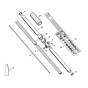 FS91 FS91r Drive Tube Assembly