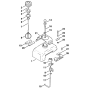 Stihl FS96 Fuel Tank Assembly