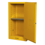 Flammables Storage Cabinet 585 x 460 x 1120mm Sealey Part No. FSC08