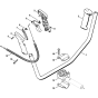 Stihl FSE65 Trimmer Bike Handle Assembly