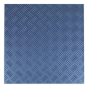 Vinyl Floor Tile with Peel & Stick Backing - Blue Treadplate Pack of 16 Sealey Part No. FT1B