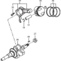 Piston Assemblyfor Makita G2800IS Generators