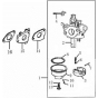 Carburetor Assembly for Loncin G340FD (337cc, 10hp) Engine