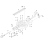 Compound Mitre Saw Assembly for Bosch GCM 18V-216 - Diagram 6