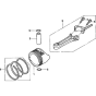 Piston / Connecting Rod Assembly for Honda GCV160 (GJAW) Engines