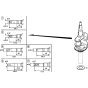 Crankshaft Assembly for Honda GCV190A (GJAAA) Engines