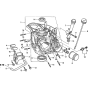 Crankcase Assembly for Honda GCV530 (GJAJM) Engine