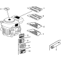 Label/ Tool Assembly for Honda GCV530U (GJADK) Engine