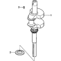 Crankshaft Assembly for Honda GCV530U (GJADK) Engine