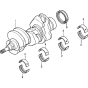 Crankcshaft Assembly for Honda GD1250 (GRB) Engines