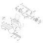 Wheel Carrier Assembly  for Stihl/ Viking GE 105.1 Electric Shredders