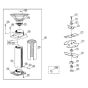 Funnel, Blade Assembly  for Stihl/ Viking GE 230 Electric Shredders