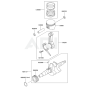 Piston / Crankshaft for Kawasaki GE2900A Generator