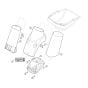 Funnel Lower Part Assembly  for Stihl/ Viking GE 375 Electric Shredders