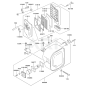 Air Filter / Muffler for Kawasaki GE4300A Generator