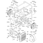 Frame for Kawasaki GE5000AS Generator