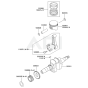 Piston / Crankshaft for Kawasaki GE5000AS Generator