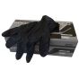 Nitrile Disposable Gloves Black Large (100 Pack)