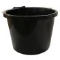 Bucket 3 Gallon (14L) Black for Workshop Use - Premium Red Gorilla