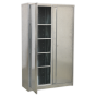 Galvanized Steel Floor Cabinet 4 Shelf Extra-Wide Sealey Part No. GSC110385
