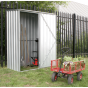 Galvanized Steel Shed 1.5 x 0.8 x 1.9mtr Sealey Part No. GSS1508