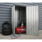 Galvanized Steel Shed 1.5 x 0.8 x 1.9mtr Sealey Part No. GSS1508