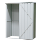 Galvanized Steel Shed Green 1.5 x 0.8 x 1.9mtr Sealey Part No. GSS1508G