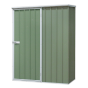 Galvanized Steel Shed Green 1.5 x 0.8 x 1.9mtr Sealey Part No. GSS1508G