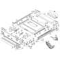 Table Saw Assembly for Bosch GTS 635-216 - Diagram 1