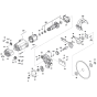 Table Saw Assembly for Bosch GTS 635-216 - Diagram 2