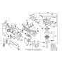 Cordless Angle Grinder Assembly for Bosch GWS 18V-10 SC