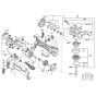 Main Assembly for Bosch GWS 18V-10 PC