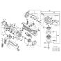 Main Assembly for Bosch GWS 18V-10 SC
