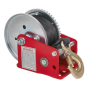 Geared Hand Winch with Brake & Webbing 540kg Capacity Sealey Part No. GWW1200B