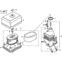 Air Cleaner Assembly for Honda GX120UT2 (GCBMT) Engines