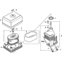 Air Cleaner Assembly for Honda GX160UT1 (GCAFT) Engines