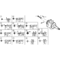 Crankshaft Assembly for Honda GX200T2  Engines