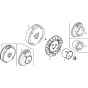 Flywheel Assembly for Honda GX200UT2 Engines