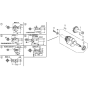 Crankshaft Assembly for Honda GX240UT1 Engines