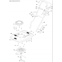 Complete Product Assembly for Husqvarna GX560 Consumer Lawn Mower