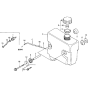 Fuel Tank Assembly for Honda GXV390 Engines